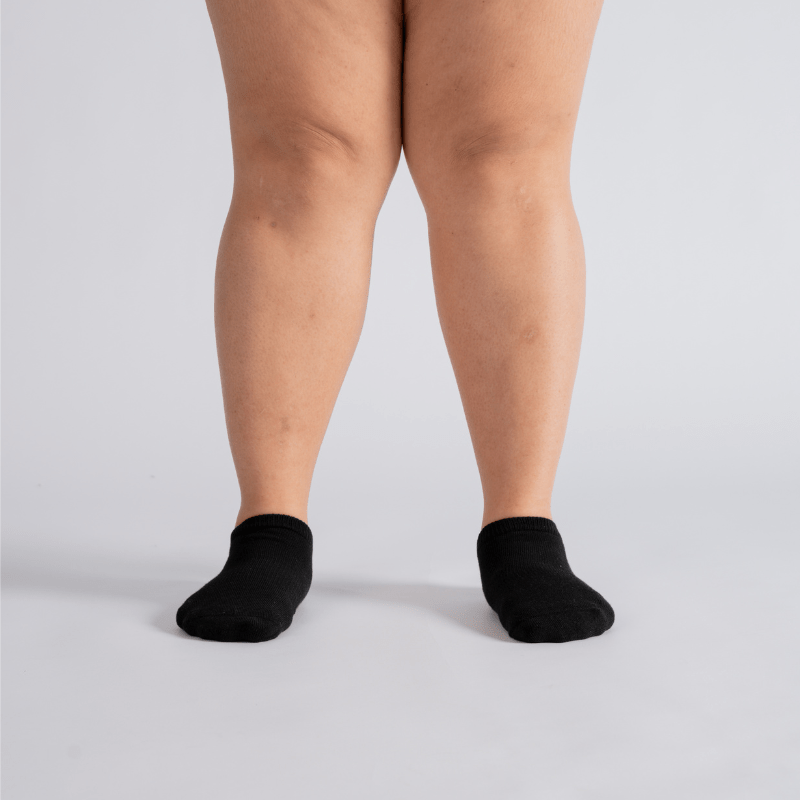 Padded Extra - Stretch Ankle Socks - Black - ComfortWear