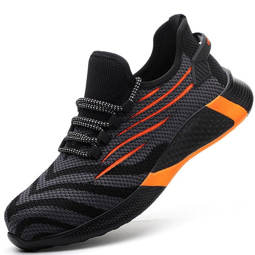 Ergonomic Pain-Relief Unbreakable Safety Shoes - Orange - ComfortWear