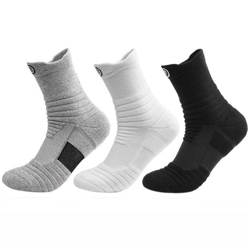 Mixed Colors Non-Slip Healthcare Worker Breathable Ankle Socks - 3 Pairs - ComfortWear Store