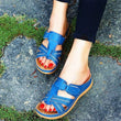 Load image into Gallery viewer, Ortho Roman Cushion Sandals - Blue - ComfortWear
