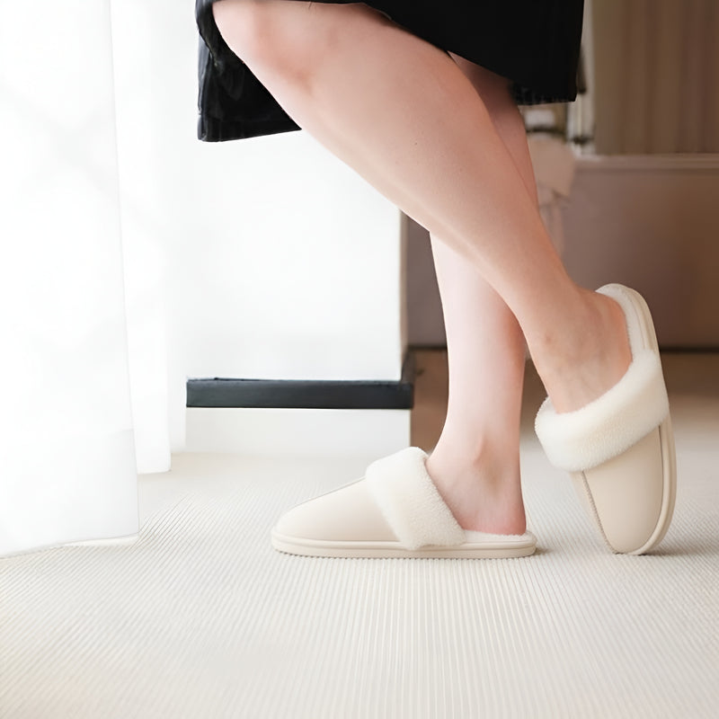 Cozy Jane Slippers - Cream