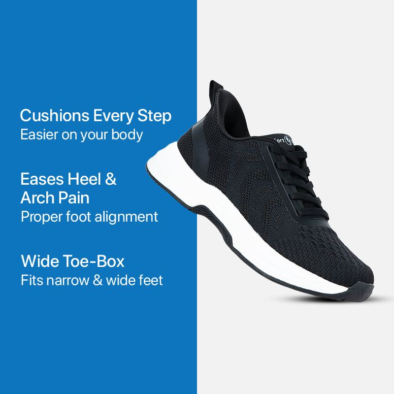 Zapatillas Ortho Performance Max Stretch - Totalmente negras