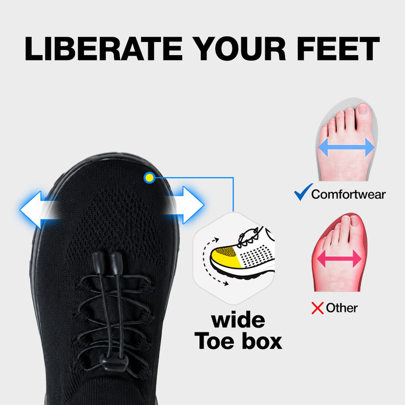 Chaussures Ortho Stretch Cushion - Noir minuit