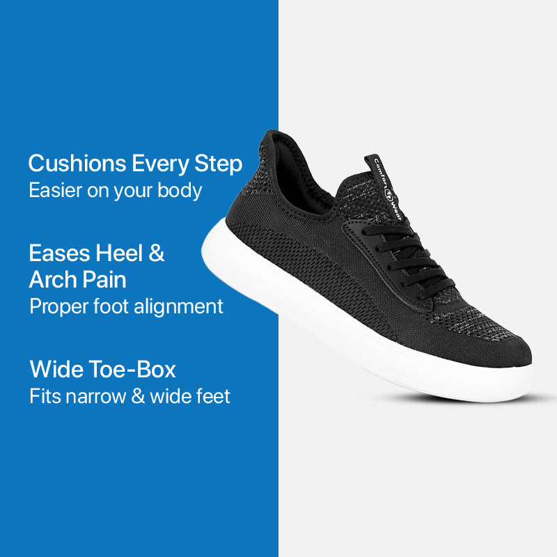 Chaussures Ortho Performance Max Stretch - Tout noir