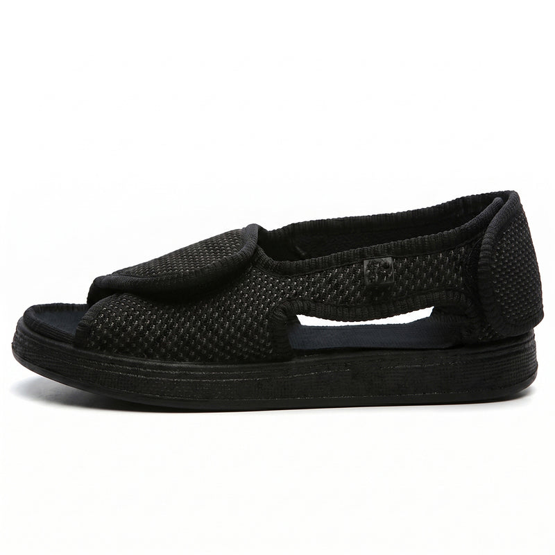 Sandalias Chelsea de tacón ancho - Negras
