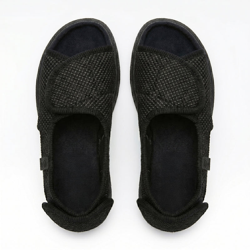 Sandalias Chelsea de tacón ancho - Negras