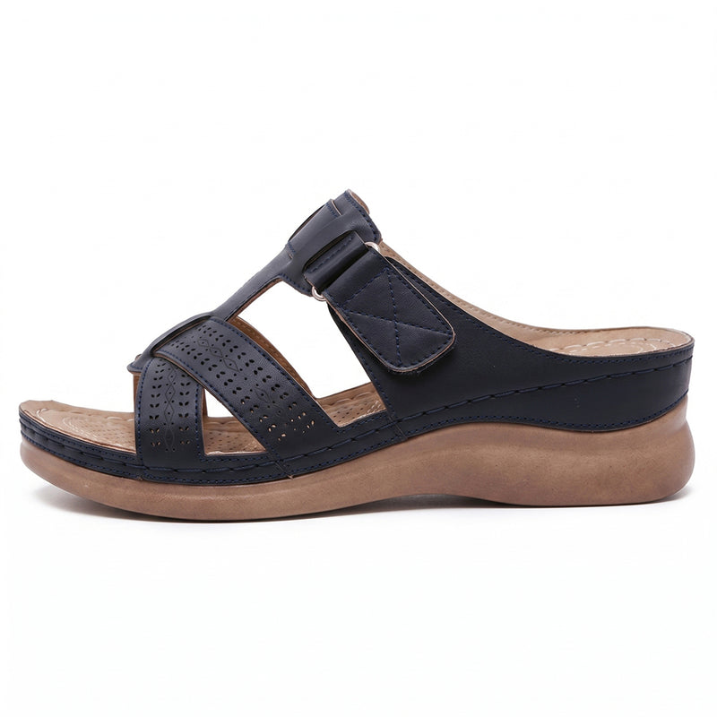 Sandalias romanas con amortiguación Ortho - Negro