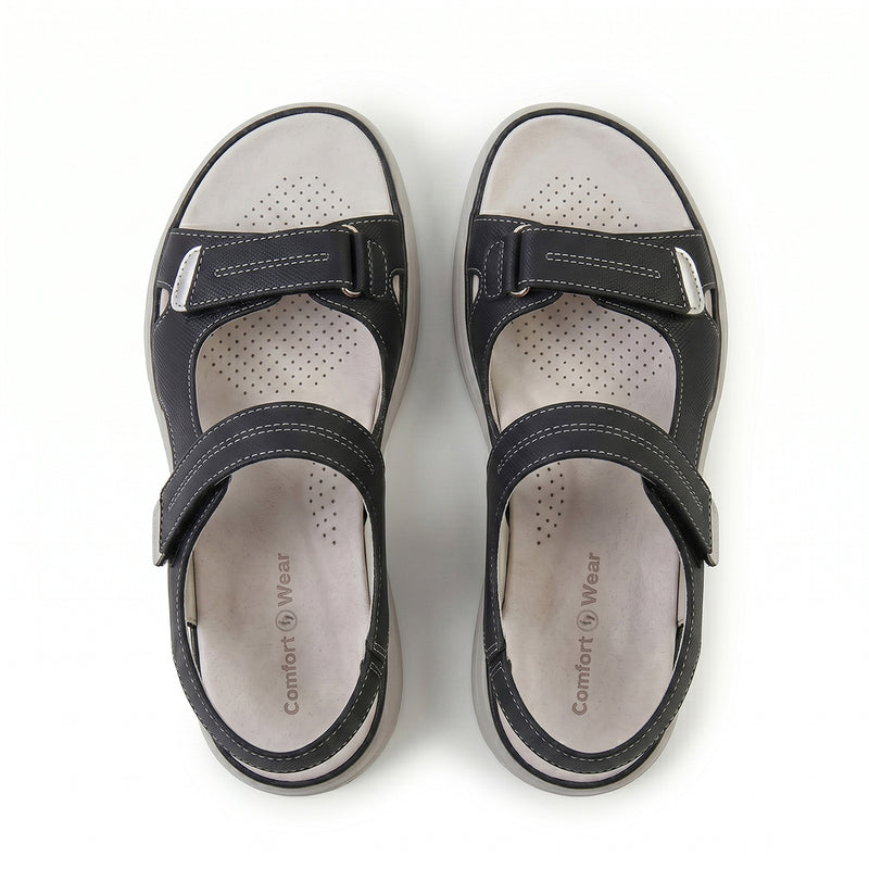 Ortho Arch Support Sandals - Black