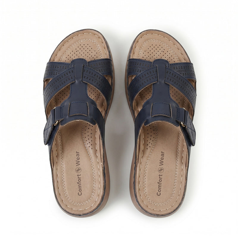 Sandalias romanas con amortiguación Ortho - Negro