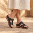 Sandalias romanas con amortiguación Ortho - Negro