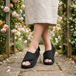 Sandalias Chelsea de tacón ancho - Negras