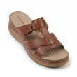 Sandalias romanas con amortiguación Ortho - Marrón