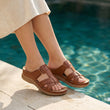 Sandalias romanas con amortiguación Ortho - Marrón