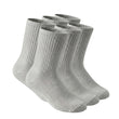 6-Pack Cushioned Socks (Grey)