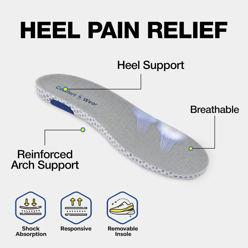 Ortho Stretch Cushion Shoes - Arctic Grey