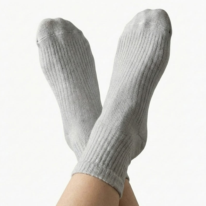 3-Pack Cushioned Socks (Grey)