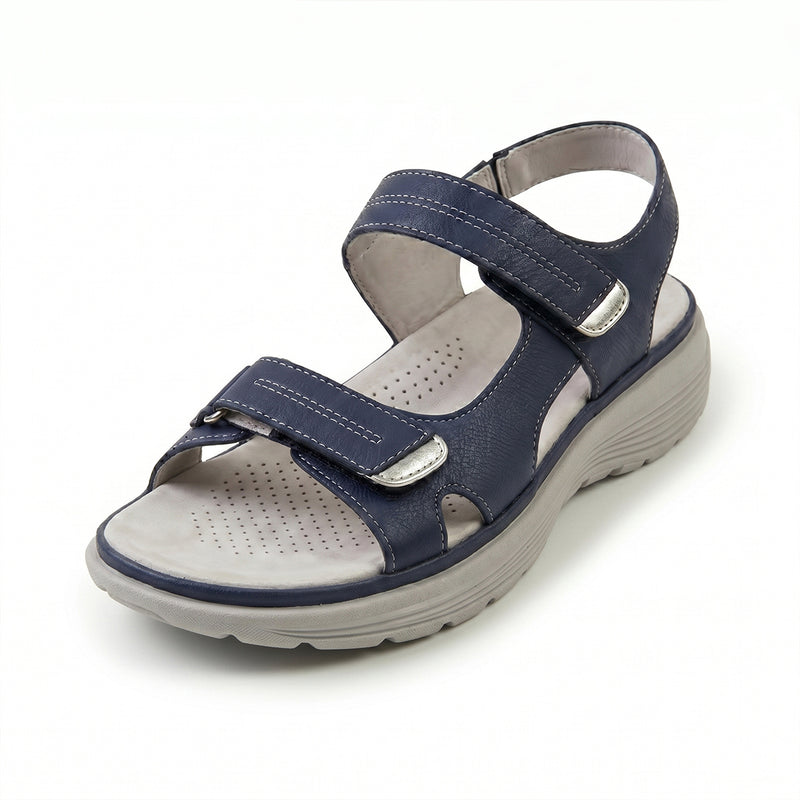 Sandalias con soporte para el arco ortopédico, color azul