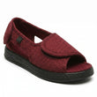 Sandalias Chelsea de tacón ancho - Rojas