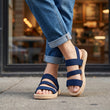 Oasis Sandals - Navy