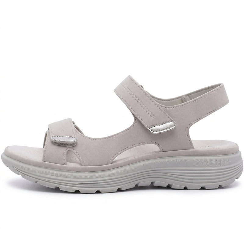 Sandalias con soporte para el arco ortopédico, color gris