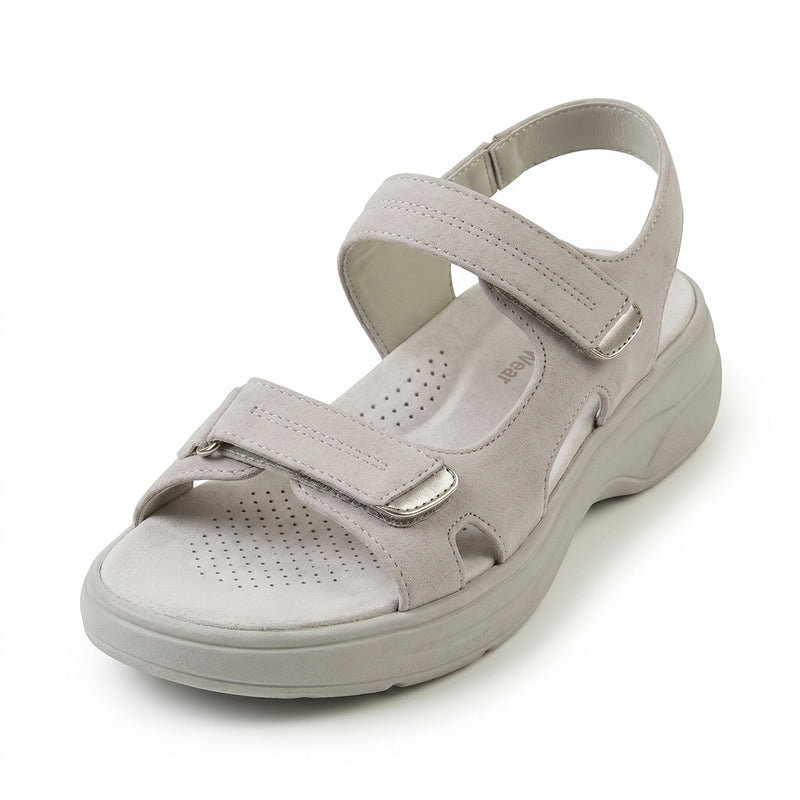 Sandalias con soporte para el arco ortopédico, color gris