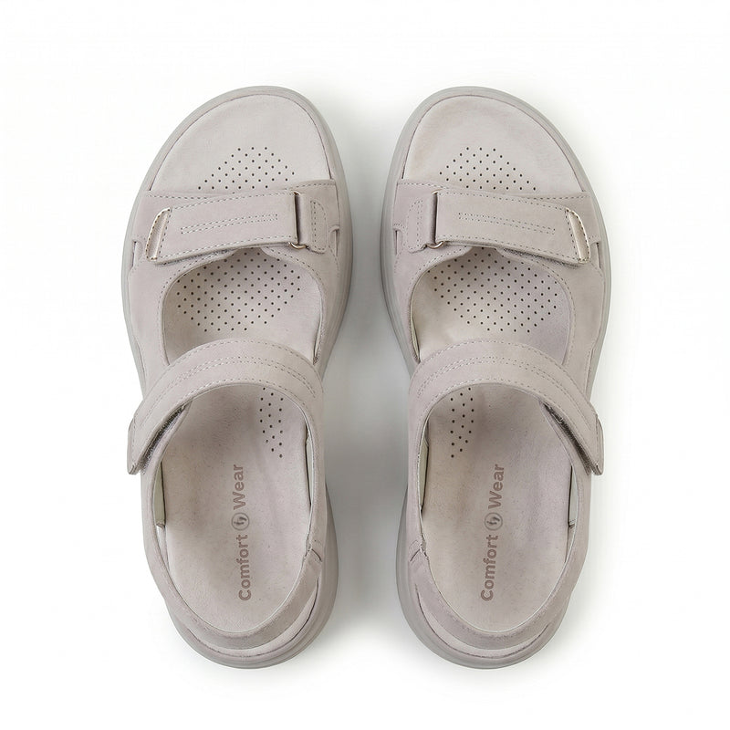 Sandalias con soporte para el arco ortopédico, color gris