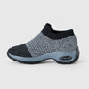 Breathable No-Tie Stretch Shoes - Grey
