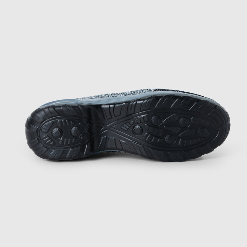 Breathable No - Tie Stretch Shoes - Grey - ComfortWear