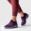 Breathable No - Tie Stretch Shoes - Purple - ComfortWear