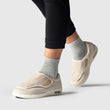 Chloe Stretch No - Tie Wide Shoes w/ Adjustable Closure - Beige - ComfortWear