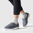 Chloe Stretch No - Tie Wide Shoes w/ Adjustable Closure - Grey - ComfortWear