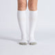 Compression Socks - White Grey - ComfortWear