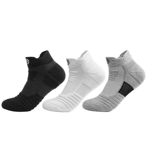 Mixed Colors Breathable Ankle Socks - 3 Pack - ComfortWear
