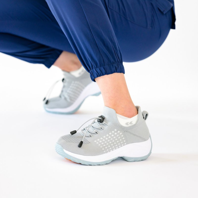 Ortho Stretch Cushion Shoes - Arctic White - ComfortWear