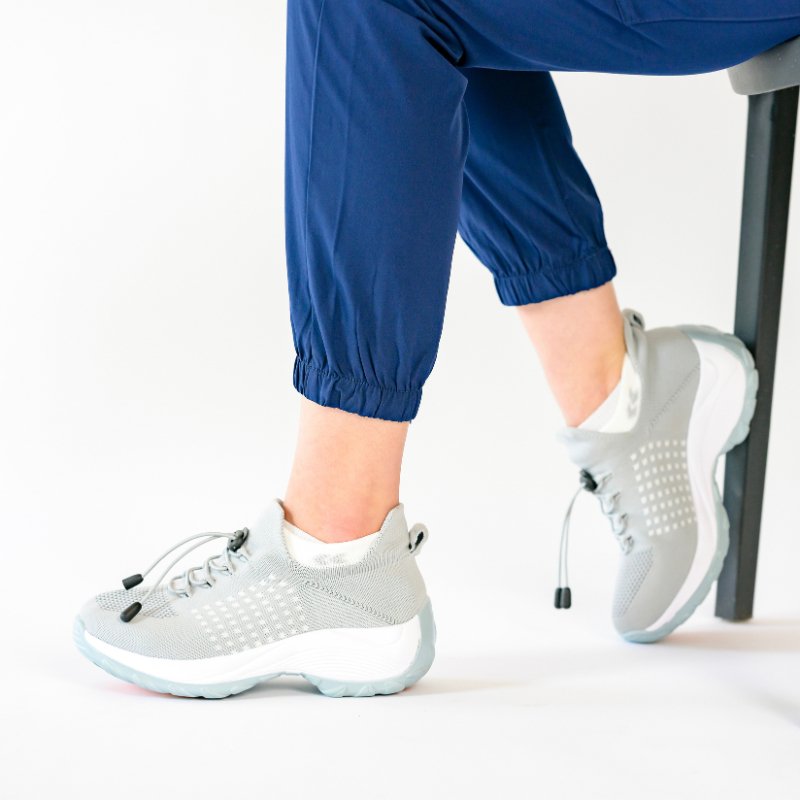 Ortho Stretch Cushion Shoes - Arctic White - ComfortWear