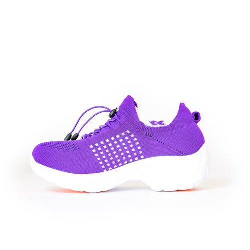 Ortho Stretch Cushion Shoes - Fuchsia Purple - ComfortWear