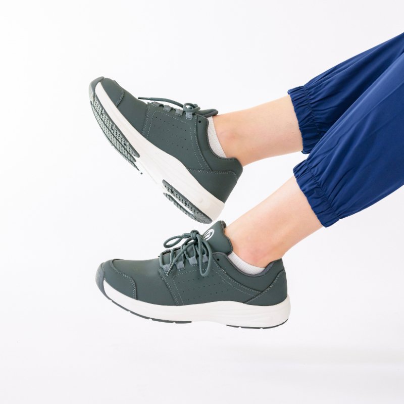 Stride Cushion Shoes - Dark Grey - ComfortWear
