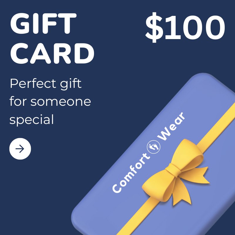 100$ ComfortWear Gift Card - ComfortWear