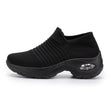 Load image into Gallery viewer, Breathable No-Tie Stretch Shoes - Black - ComfortWear
