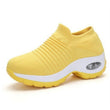Load image into Gallery viewer, Breathable No-Tie Stretch Shoes - Yellow - ComfortWear
