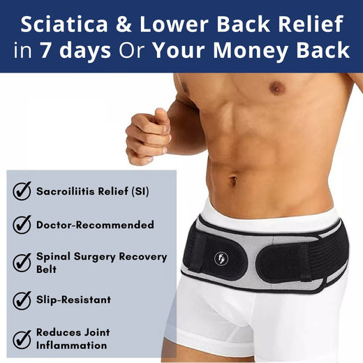 ComfortWear™ Belt - Sacroiliac, Sciatica & Lower Back Pain Belt - ComfortWear