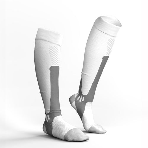 Compression Socks - White Grey - ComfortWear Store