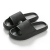 Claquettes avec coussin de soutien du talon - Noir