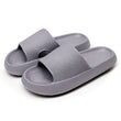 Load image into Gallery viewer, Heel Support Cushion Slides - Gray - ComfortWear Store
