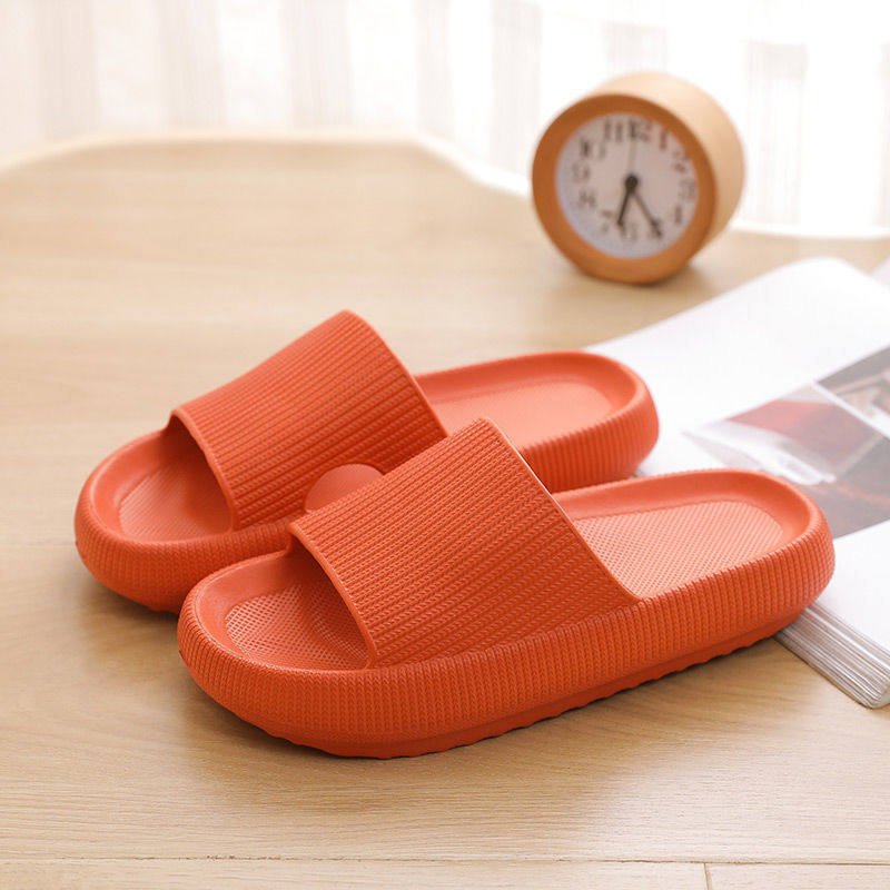 Heel Support Cushion Slides - Orange - ComfortWear Store