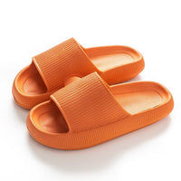 Heel Support Cushion Slides - Orange - ComfortWear Store