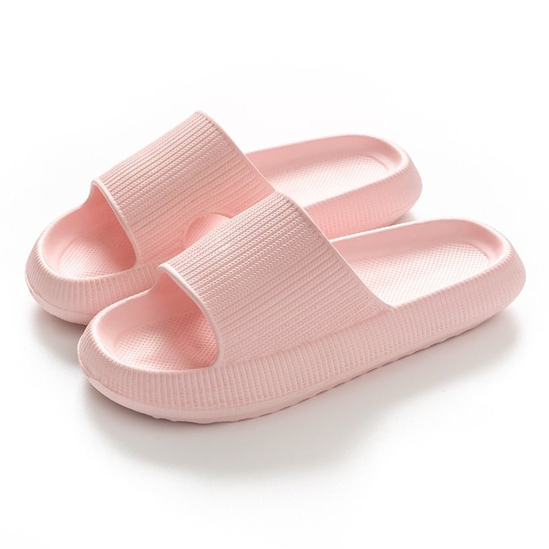 Heel Support Cushion Slides - Pink - ComfortWear Store