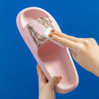 Cargar imagen en el visor de la galería, Heel Support Cushion Slides - Pink - ComfortWear Store
