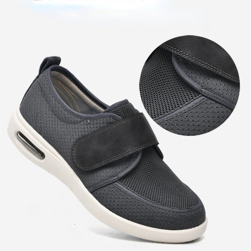 Kloud Stretch No-Tie Wide Shoes w/ Adjustable Closure - ComfortWear Store