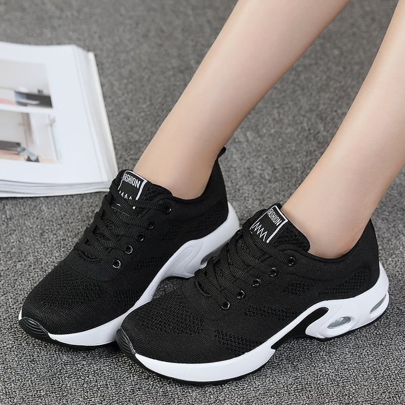 Ortho Cushion Go-Running Shoes - Black - ComfortWear